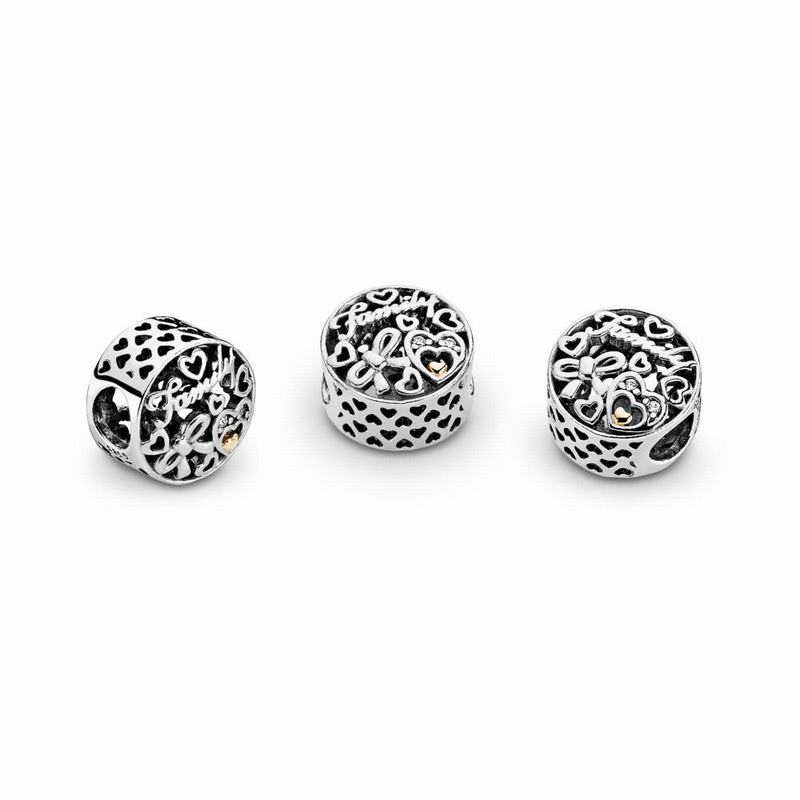 Pandora Family Tribute Charm Sale NZ, Two Tone (186309-LAW)